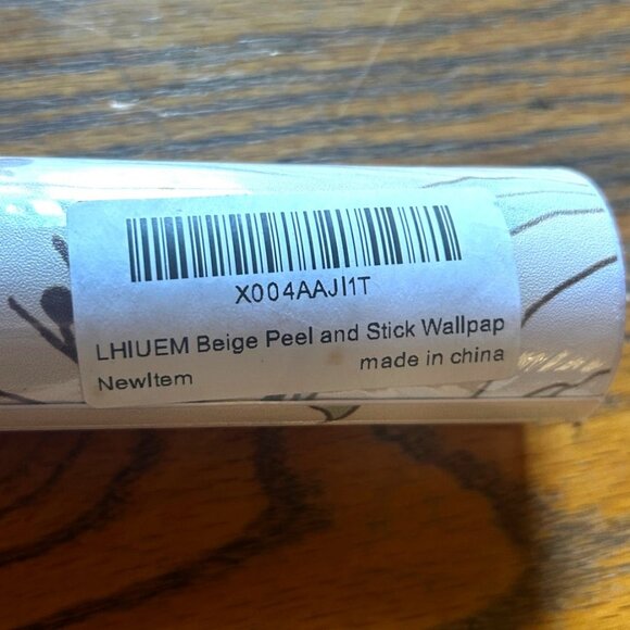 New Beige Peel Stick Wallpaper Boho Floral Lot Of 6 Rolls Botanical Cottage - Picture 11 of 12